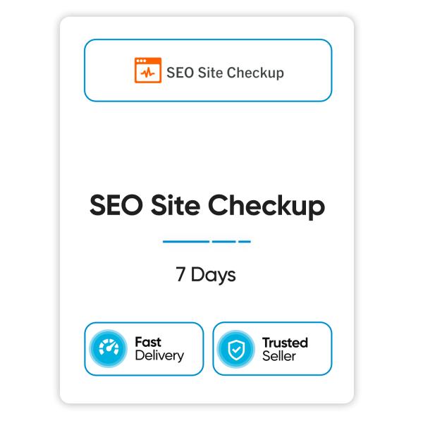 SEO Sitecheckup - 7 Days